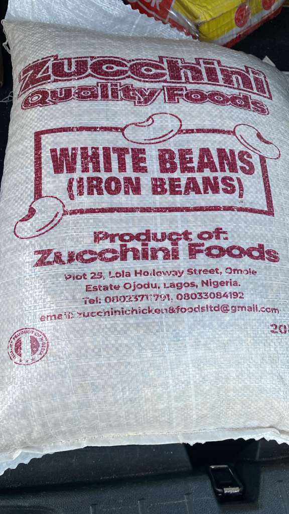 Zucchini White Beans (Black Eye Beans) 20LBS