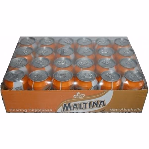 Maltina Malt 33cl Can x24 - Image 2