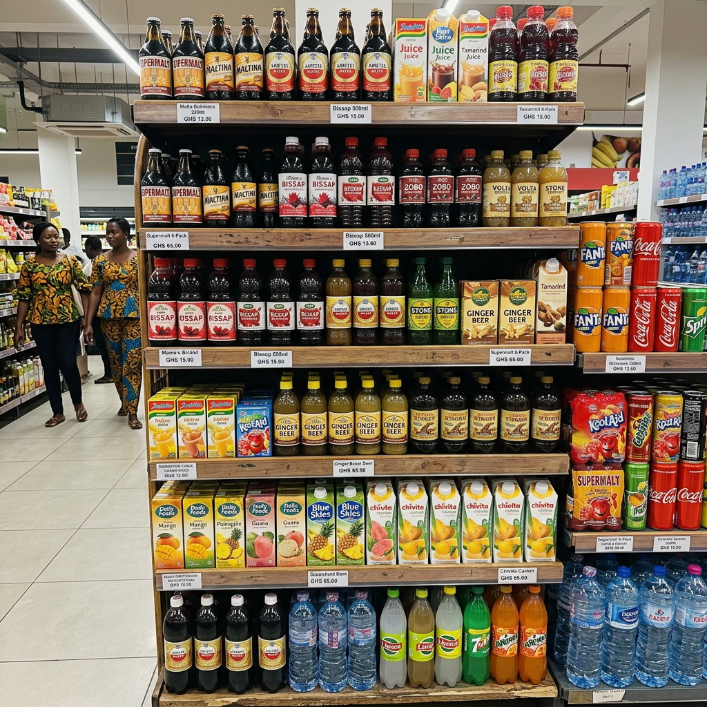 Refreshing non alcoholic drinks with fruit